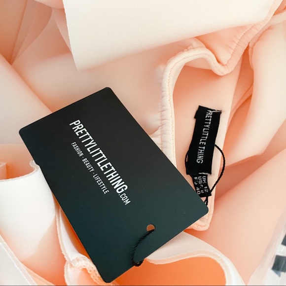 Pink nude skater dress - Picture 6 of 9